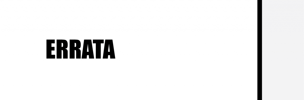 Errata Sheet RHAND Credit Union Errata Sheet RHAND Credit Union